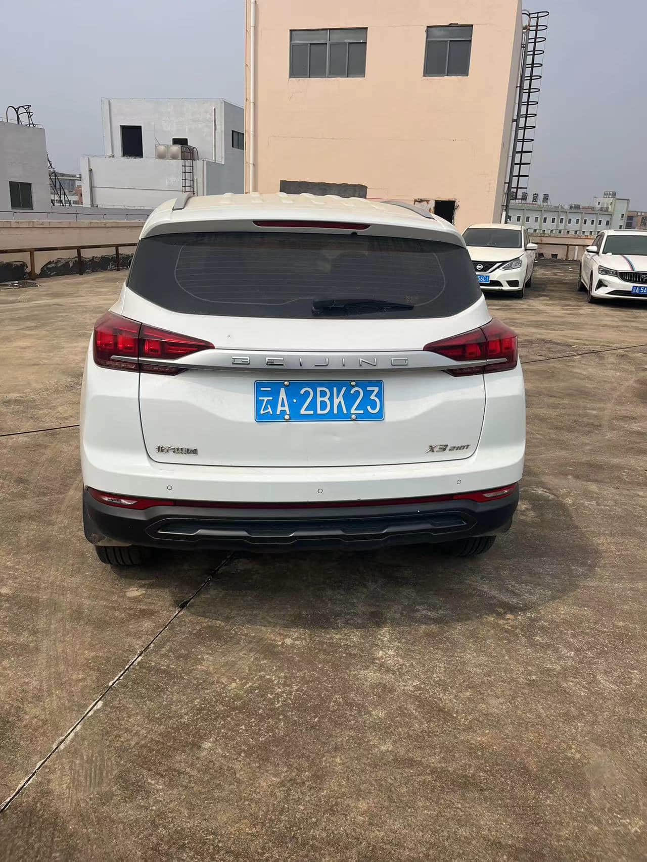 Cheap Used Beijing Zhida X3 2019 1.5T CVT white Manual Gasoline SUV Voiture occasion pas cher Second Hand Used Cars For Sale From China